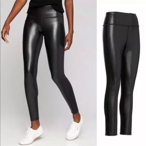 NWT Athleta All Over Gleam Faux Leather Leggings